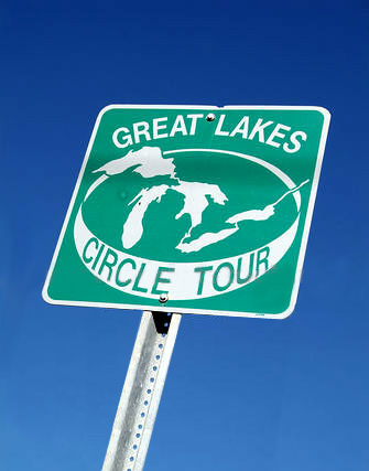 Great Lakes Circle Tour route marker